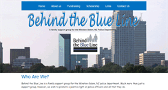 Desktop Screenshot of behindtheblueline.org