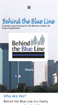 Mobile Screenshot of behindtheblueline.org